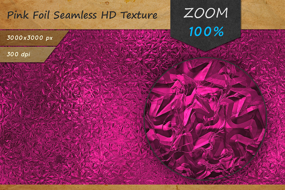 Pink Foil Tileable HD Texture in Textures - product preview 8