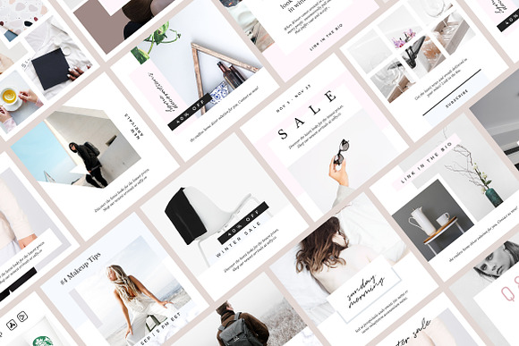 Hazel Instagram Pack - Canva in Instagram Templates - product preview 2