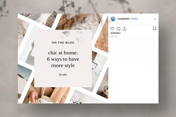 Hazel Instagram Pack - Canva in Instagram Templates - product preview 5