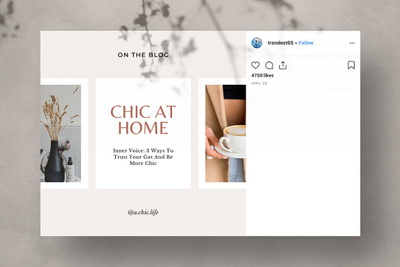 Hazel Instagram Pack - Canva in Instagram Templates - product preview 6