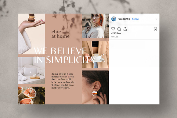 Hazel Instagram Pack - Canva in Instagram Templates - product preview 7