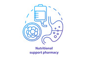 Nutritional support pharmacy icon