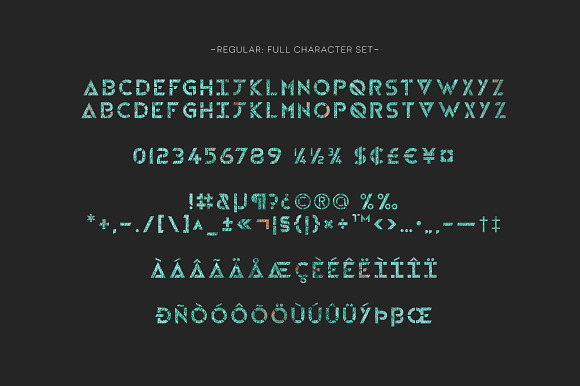 HAZMAT Stencil Typeface in Stencil Fonts - product preview 7