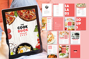 Peach Color Recipes eBook Layout