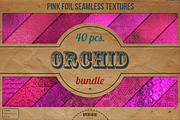 Pink Foil Textures XL Bundle