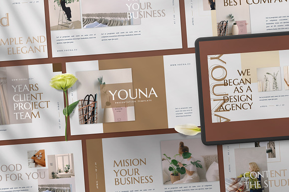 YOUNA - Presentation Template in Presentation Templates - product preview 1