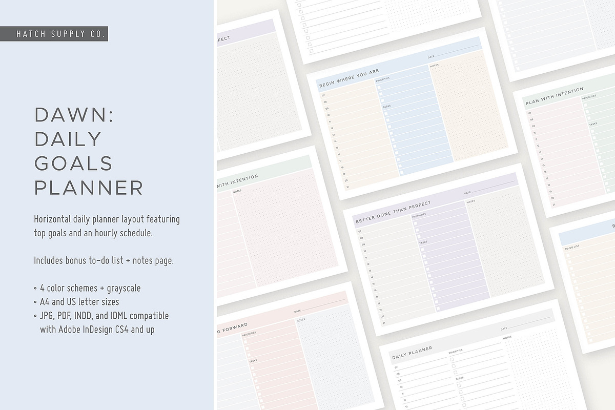 Dawn: Daily Goals Planner in Stationery Templates - product preview 8