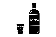 Vodka glyph icon