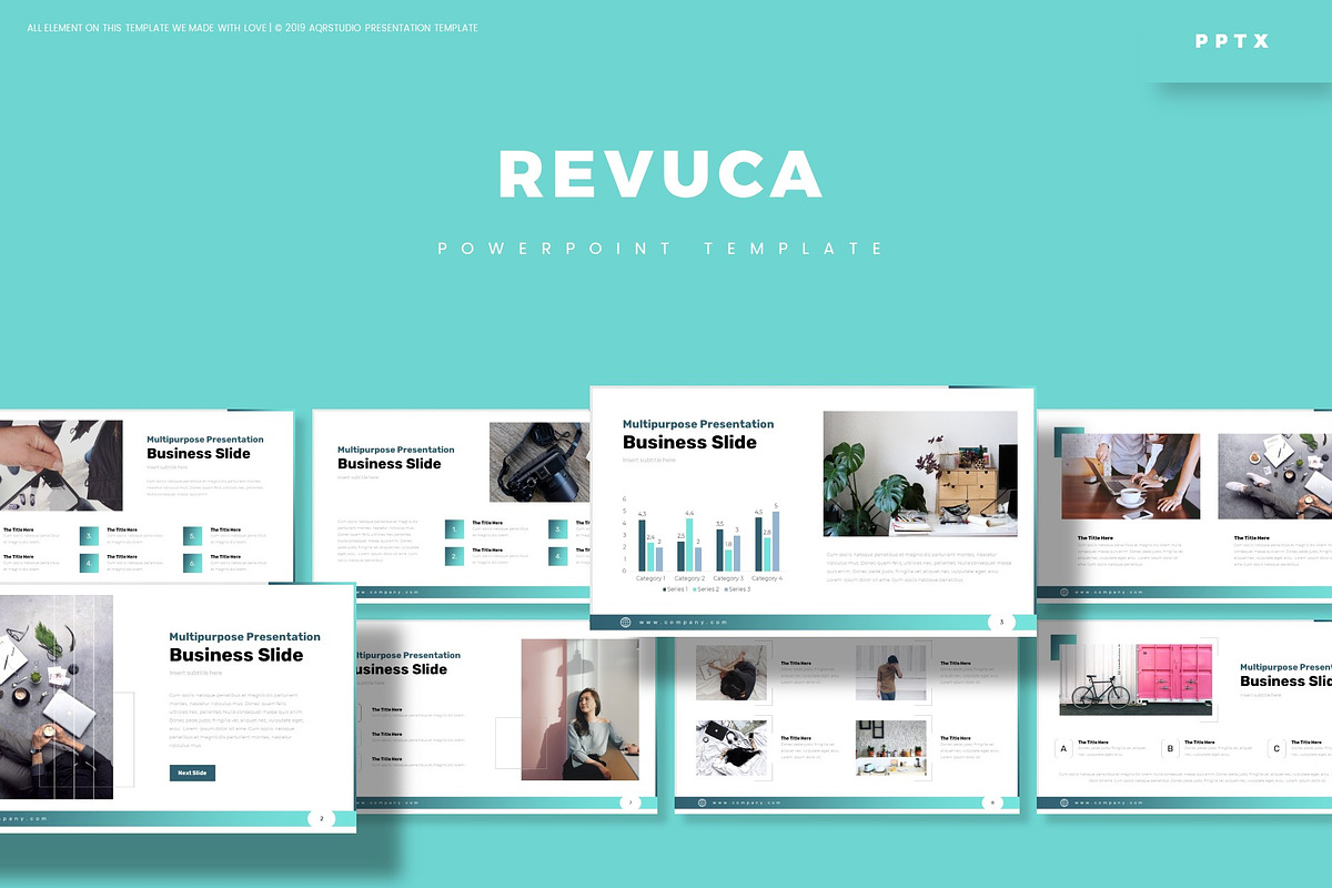 Revuca - Powerpoint Template in PowerPoint Templates - product preview 8