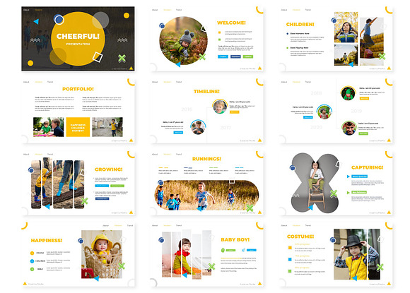 Cheerful - Keynote Template in Keynote Templates - product preview 1
