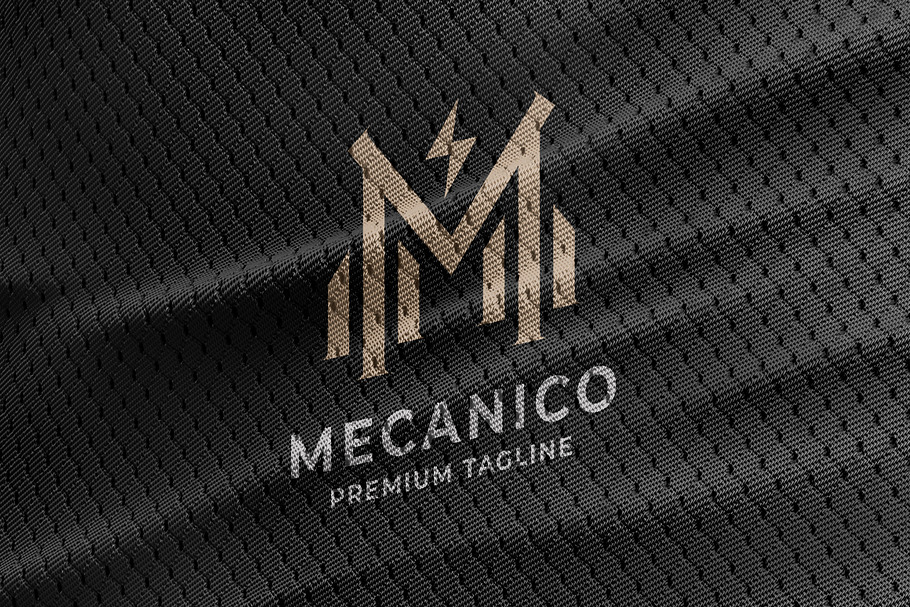 Mecanico Letter M Logo in Logo Templates - product preview 8