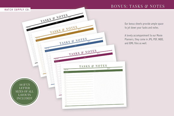 Moxie: Priority Planner in Stationery Templates - product preview 4