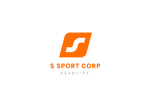 S sport logo template. in Logo Templates - product preview 2