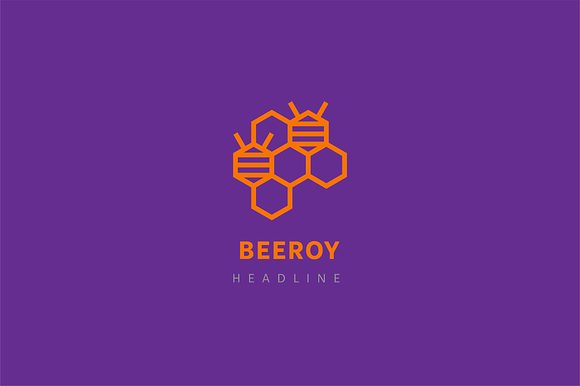 Beeroy logo template. in Logo Templates - product preview 1
