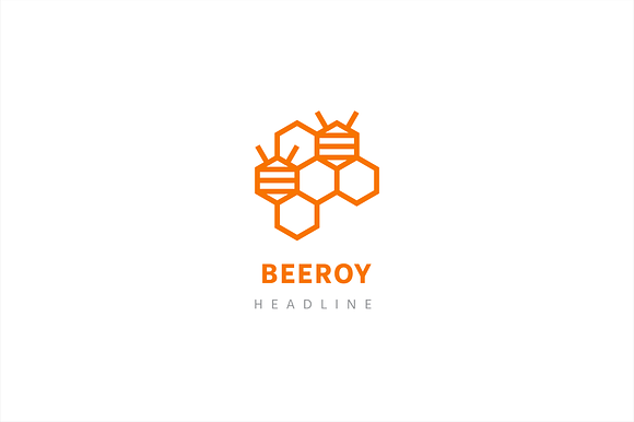 Beeroy logo template. in Logo Templates - product preview 2