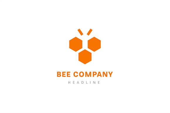 Bee company logo template. in Logo Templates - product preview 1