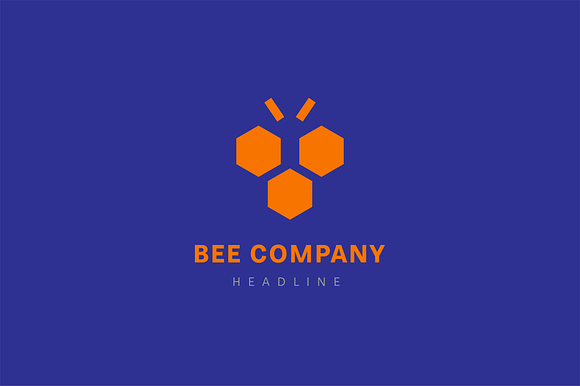 Bee company logo template. in Logo Templates - product preview 2
