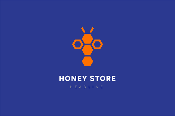 Honey store logo template. in Logo Templates - product preview 1