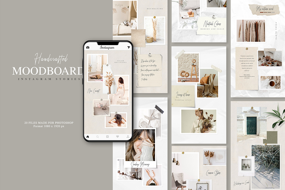 Moodboard - Instagram Stories in Instagram Templates - product preview 8