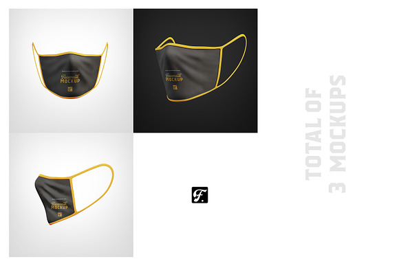 Anti Pollution Face Mask Mockups in Product Mockups - product preview 4