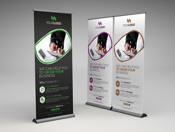 Corporate Rollup Banner in Templates - product preview 1