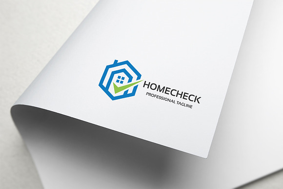 Real Estate Home Check Logo in Logo Templates - product preview 1