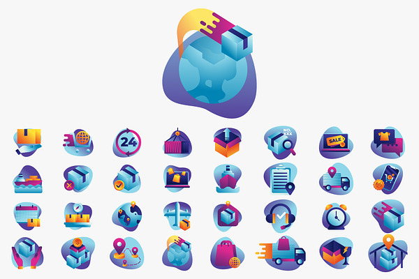 Delivery & E-commerce Icons