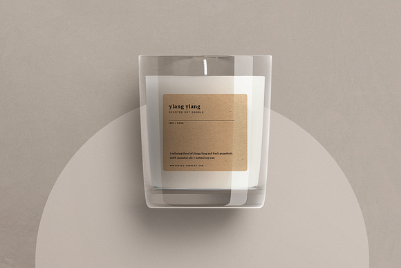 Printable Candle Labels Set — No.1 in Stationery Templates - product preview 3