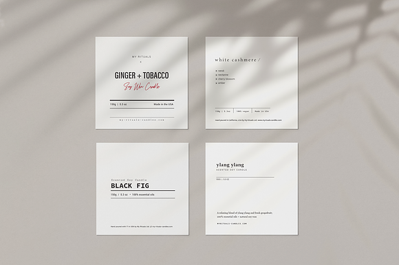 Printable Candle Labels Set — No.1 in Stationery Templates - product preview 8