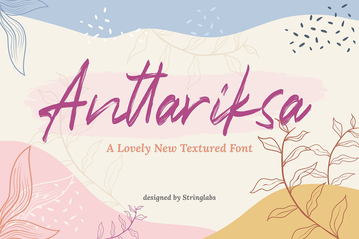 Anttariksa - Brush Script Font in Script Fonts - product preview 8