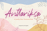 Anttariksa - Brush Script Font