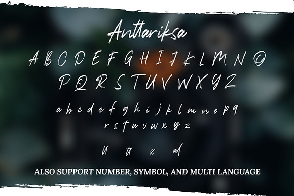 Anttariksa - Brush Script Font in Script Fonts - product preview 13