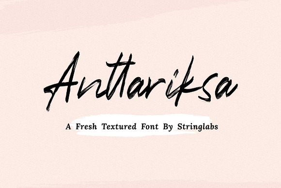 Anttariksa - Brush Script Font in Script Fonts - product preview 15