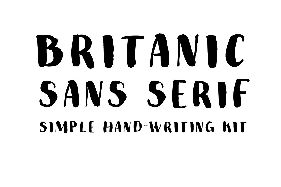 Britanic Sans Serif in Script Fonts - product preview 8
