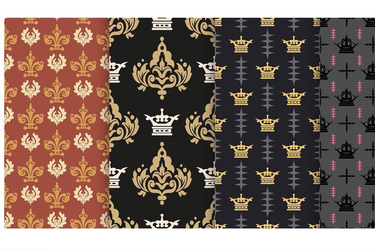 Royal pattern background in Patterns - product preview 8