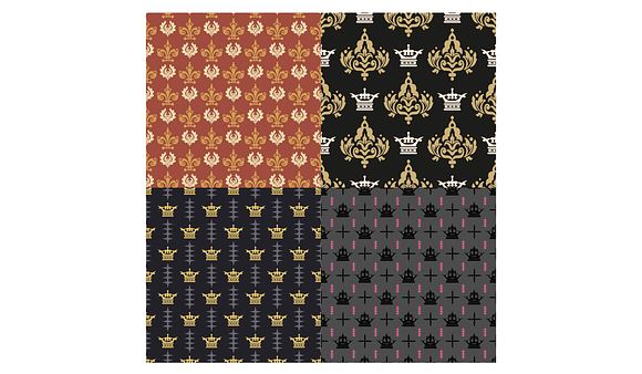 Royal pattern background in Patterns - product preview 1