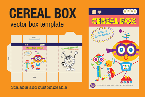 Cereal Box in Templates - product preview 4