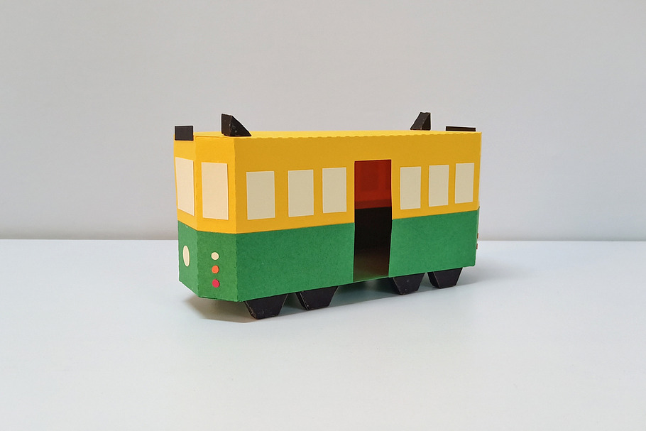 DIY Melbourne Tram - 3d papercraft