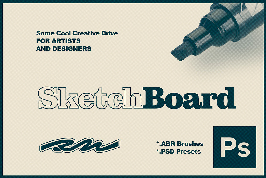 RM Sketch Board (PSbruhes & presets) in Add-Ons - product preview 8