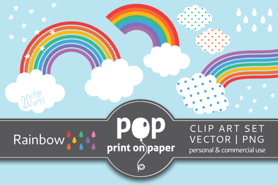 Vector Clip Art - Rainbow