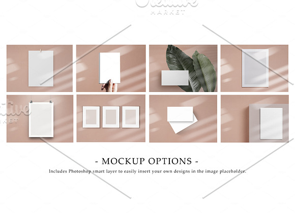 Mockup Bundle x30 Templates | Coral in Print Mockups - product preview 16
