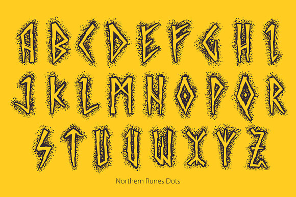 Northern Runes font in Blackletter Fonts - product preview 2