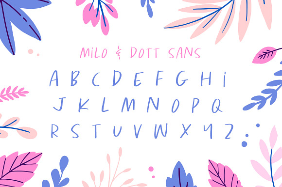 Milo & Dott Font Duo in Script Fonts - product preview 1