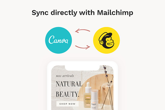 Natural Skincare Email Template in Mailchimp Templates - product preview 4