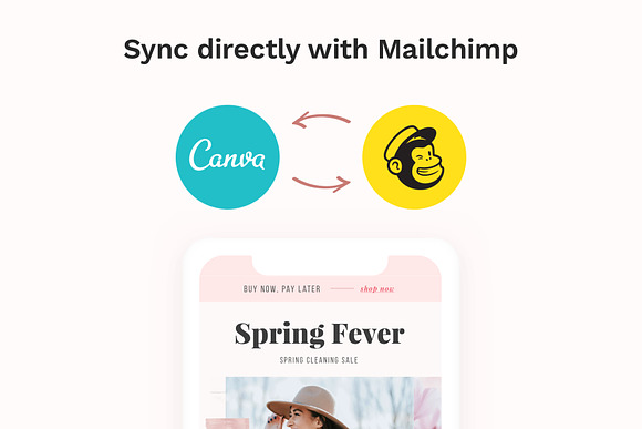 Spring Fashion Email Design Template in Mailchimp Templates - product preview 4