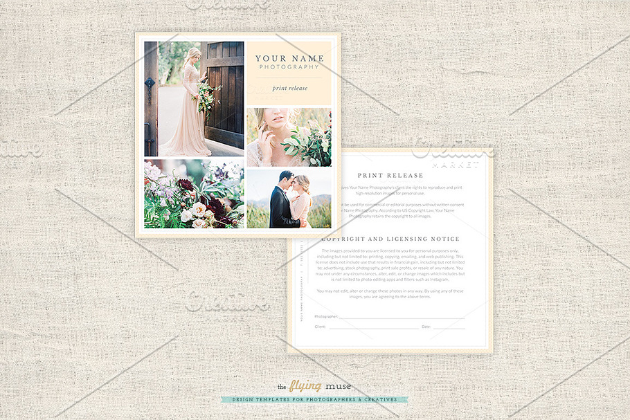 Photography Print Release Template