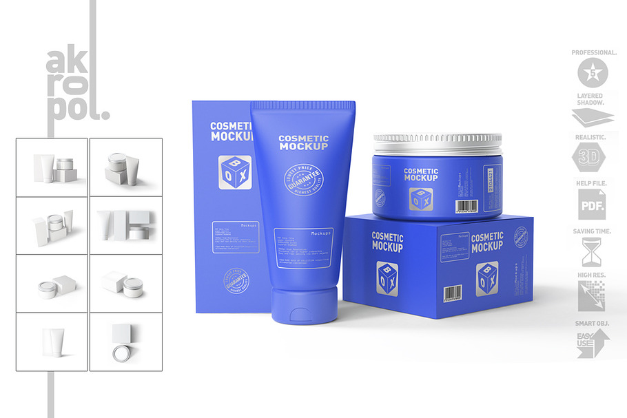 Cosmetic Mock-up in Product Mockups - product preview 8