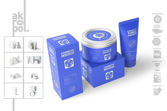 Cosmetic Mock-up in Product Mockups - product preview 7