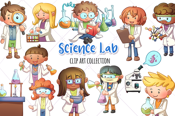Science Lab Clip Art Collection