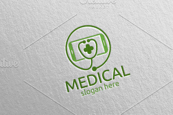 Mobile Cross Medical Logo 107 in Logo Templates - product preview 1